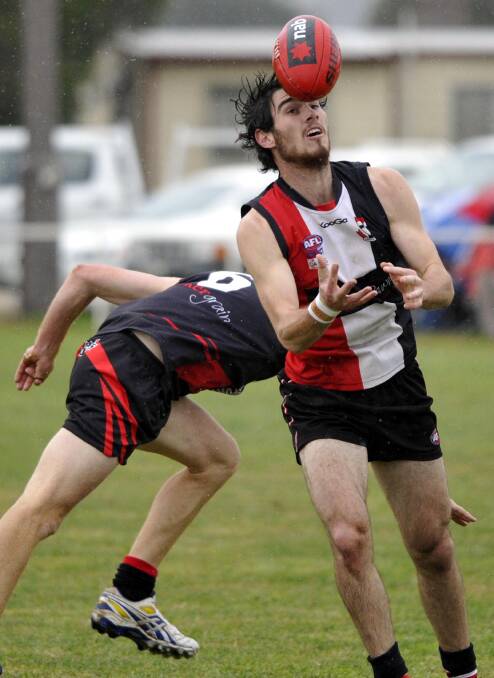 LOCKHART BOUND: North Wagga midfielder Jesse Margosis is one of three new signings for Hume League club Lockhart. Picture: Les Smith