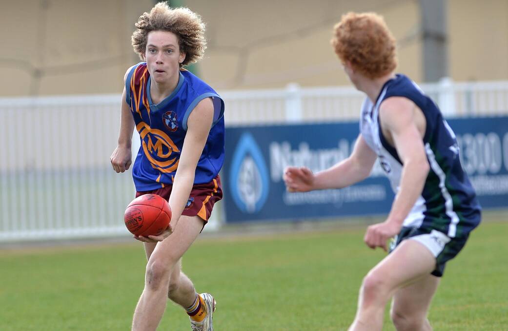 KEY PLAYER: Mangoplah-Cookardinia United-Eastlakes midfielder Jackson Sanbrook will be one that the Goannas look to for a big game in Sunday's under 17 grand final.