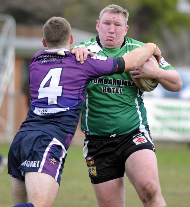 IN CHARGE: Tumbarumba captain-coach Aaron Sweeney has been re-appointed for 2015