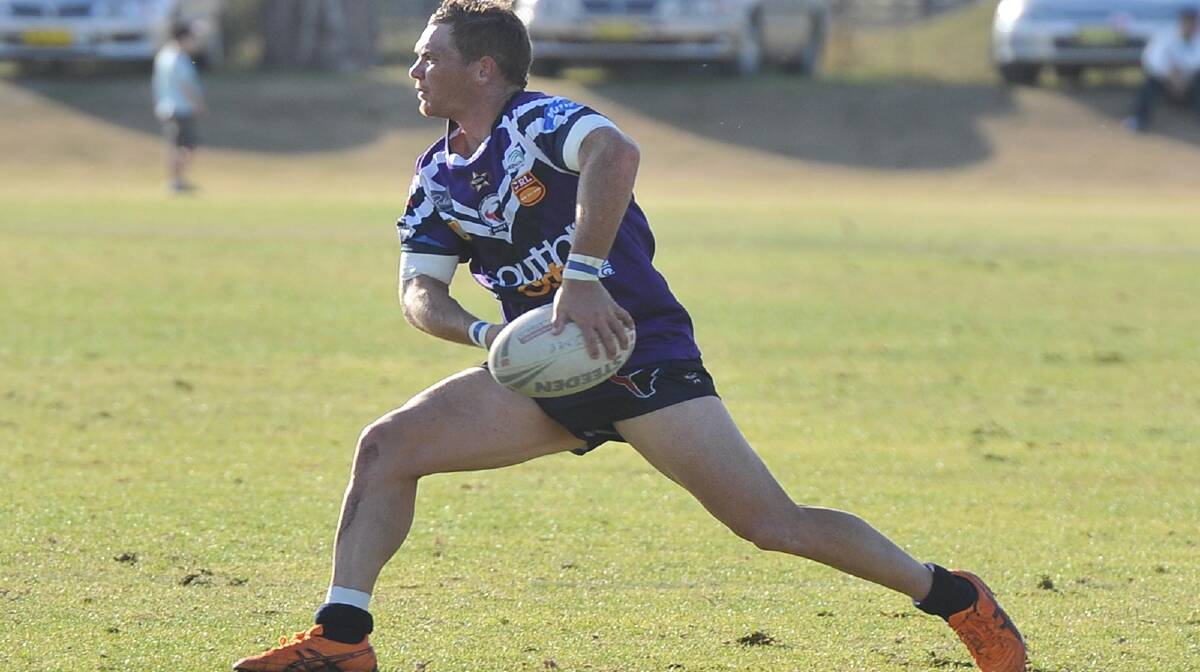 TRY-SCORING MACHINE: Southcity centre Peter Little stunned Cootamundra with breathtaking tries at Harris Park on Sunday