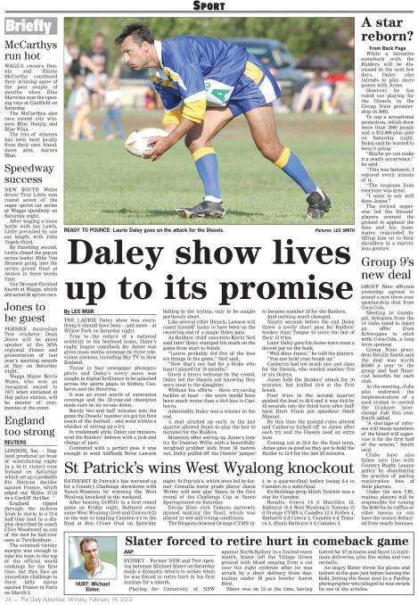The Daily Advertiser, February 18, 2002.