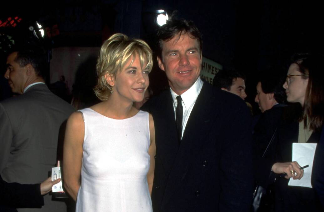 Meg Ryan and Dennis Quaid in 1998. Picture: Getty Images