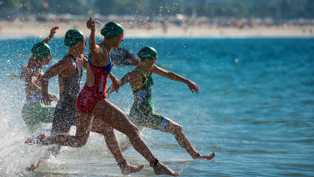 Scenes from the ITU World Olympic qualification event -for Rio 2016 at Copacabana Beach.