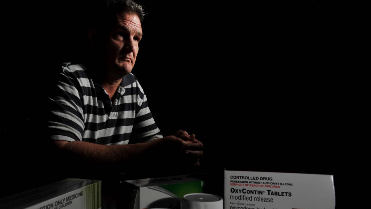 OUT OF OPTIONS: Wagga man Simon Todd is desperately pleading for medical marijuana to be legalised for the chronically ill. Picture: Michael Frogley