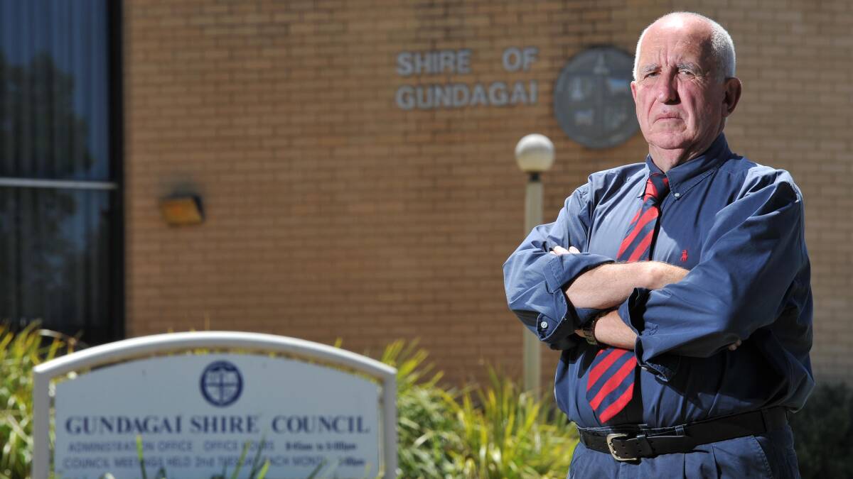 GOING ROGUE: GUNDAGAI Shire Councillor Ron Magnone.