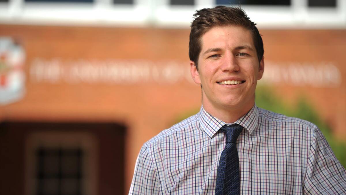 Matt Binks will complete his first two years as a doctor at Wagga Base Hospital after completing the last three years of his degree at UNSW Rural Clinical School in Wagga. Picture: Michael Frogley