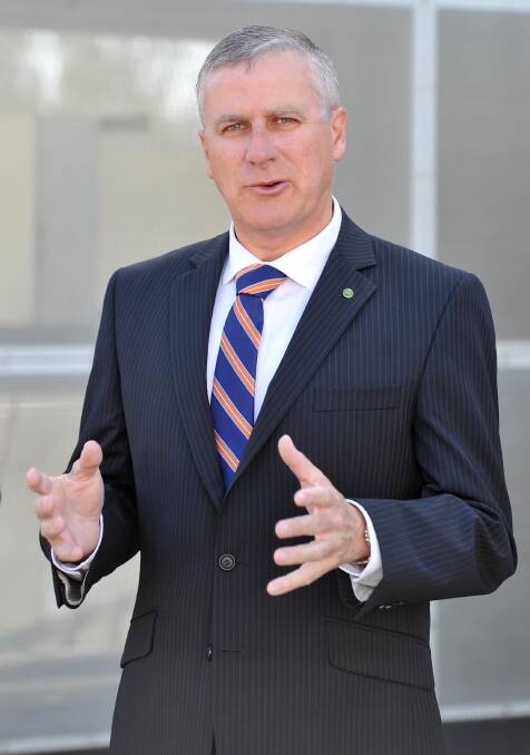 Member for Riverina Michael McCormack believes the electorate won't experience serious negative implications following Thursday's raids, but clarified there was no room for complacency about the threat of terror. Picture: Michael Frogley