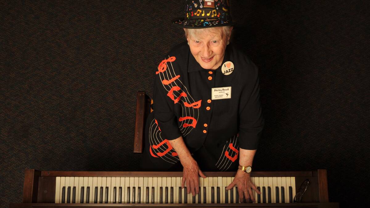Shirley Ansell, 87, is gearing up to perform at the 20th anniversary of the Wagga Jazz and Blues Festival next month. Picture: Michael Frogley