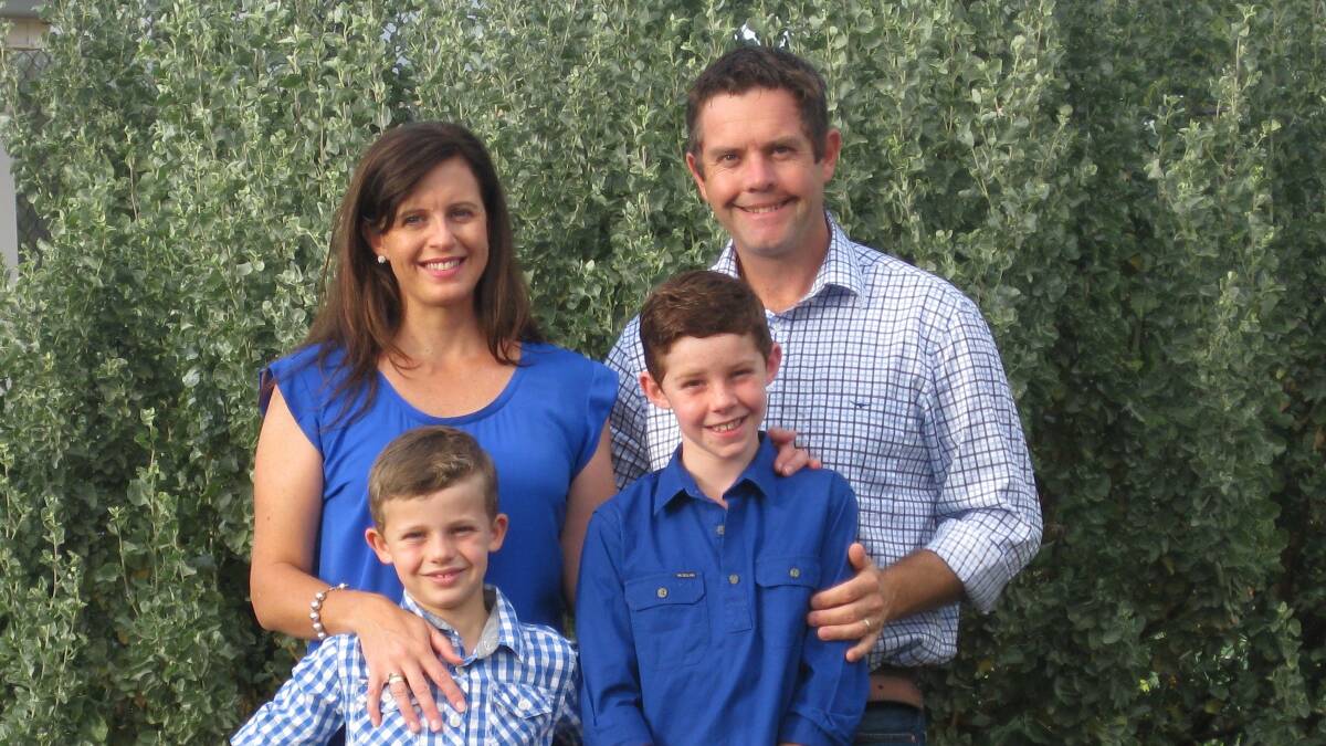 FARMING IN THEIR BLOOD: The Sides family, Camille, Tim, and their sons Henry and Oliver, farm in an ethical way on their dorper farm near Mangoplah.