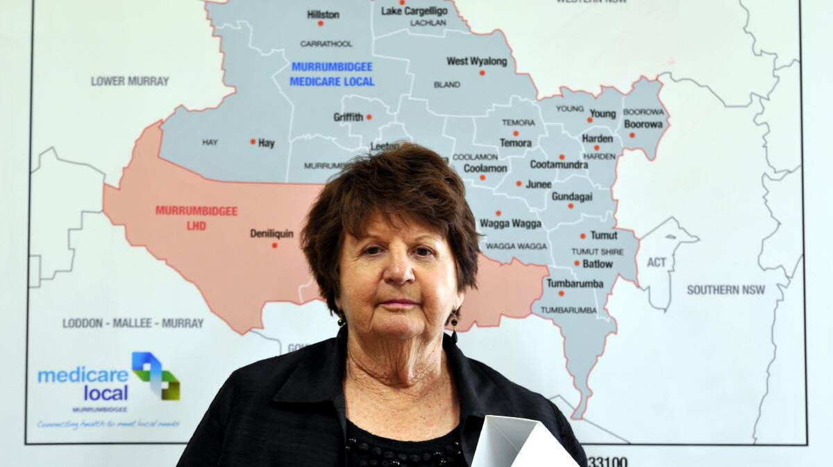 Murrumbidgee Medicare Local chief executive Nancye Piercy believes the organisation's boundaries could expand as a result of changes in the upcoming federal budget. Picture: Les Smith