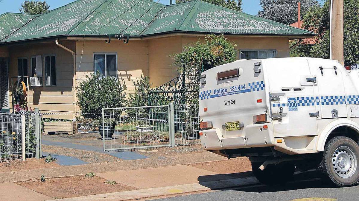 The West Wyalong home where Kenneth Wayne Parker was allegedly murdered on December 16 last year. Picture: West Wyalong Advocate