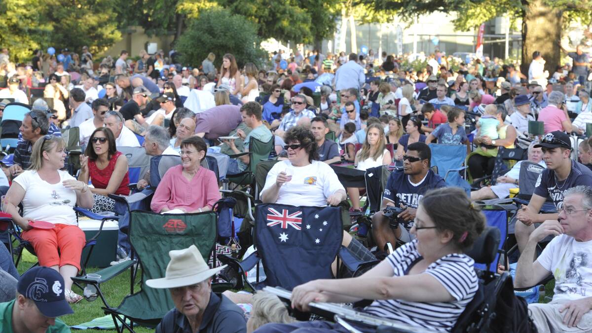 SMALL PRICE TO PAY: An estimated 12,000 people enjoyed the New Year's Eve celebration in Wagga, and the Committe4Wagga, which organised the event, is planning on making it bigger and better this year.,
