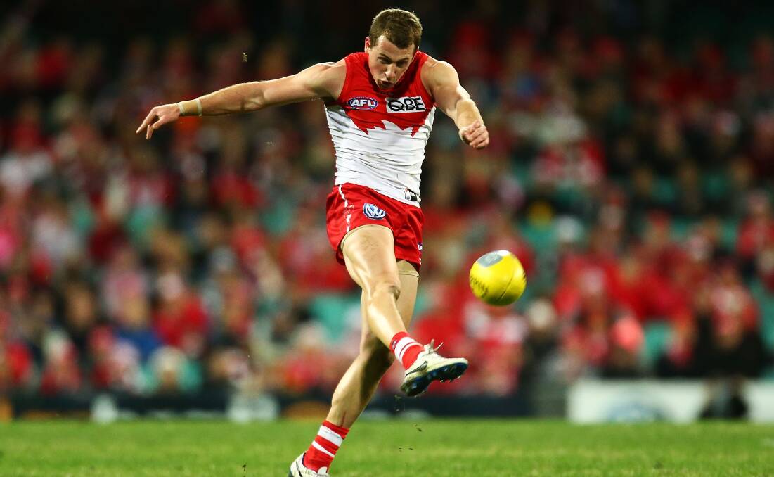 POWERHOUSE: Wagga product Harry Cunningham of the Swans. Picture: Getty