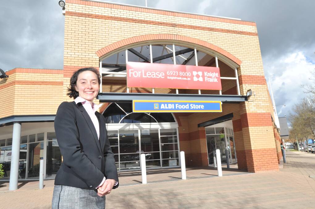 LEASED TO LINCRAFT: Jill Toohey outside the shop that has been leased to homewares retailer Lincraft. Picture: Laura Hardwick