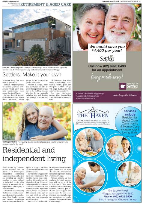 Retirement & Aged Care