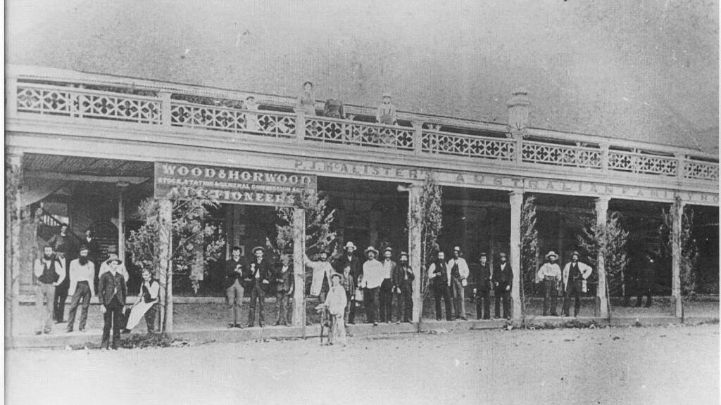 PJ McAlister Australian Family Hotel, circa 1880s.