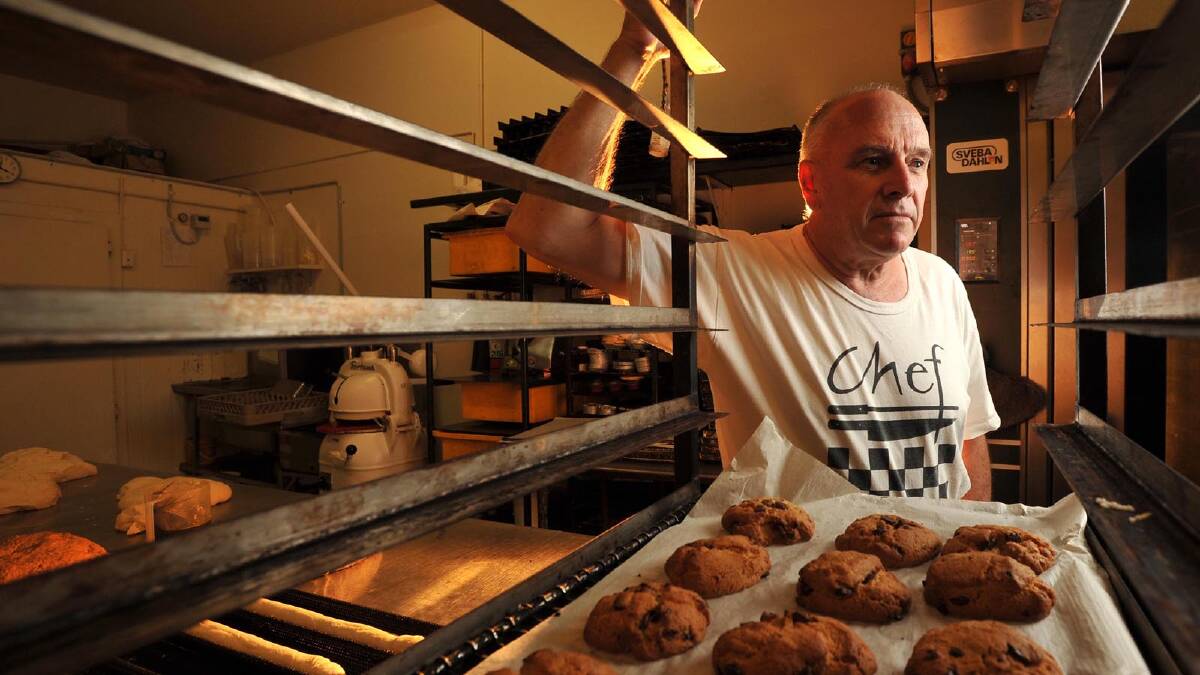 Peter O'Brien of Wagga Hot Bake contemplates the possible hit his business will take if gas prices increase by 20 per cent. 