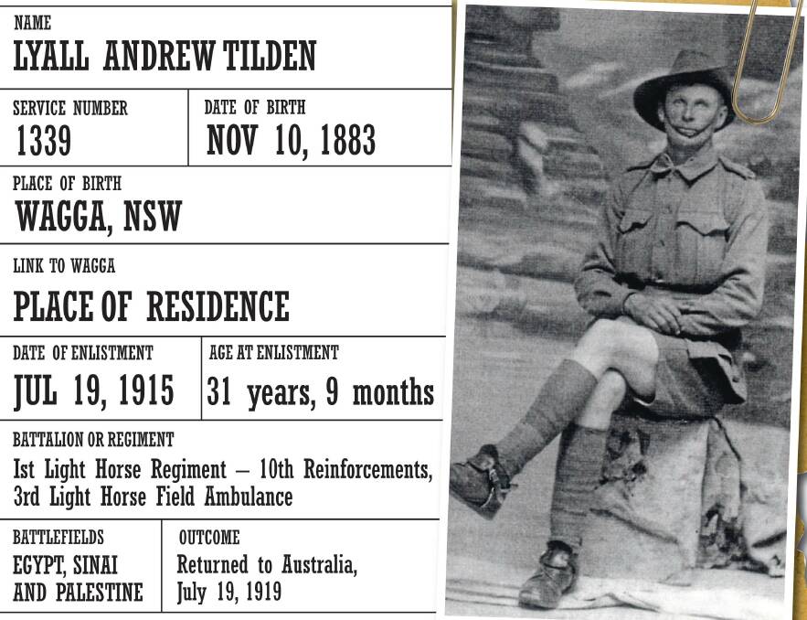 Lyall Andrew Tilden | OUR WORLD WAR I HEROES