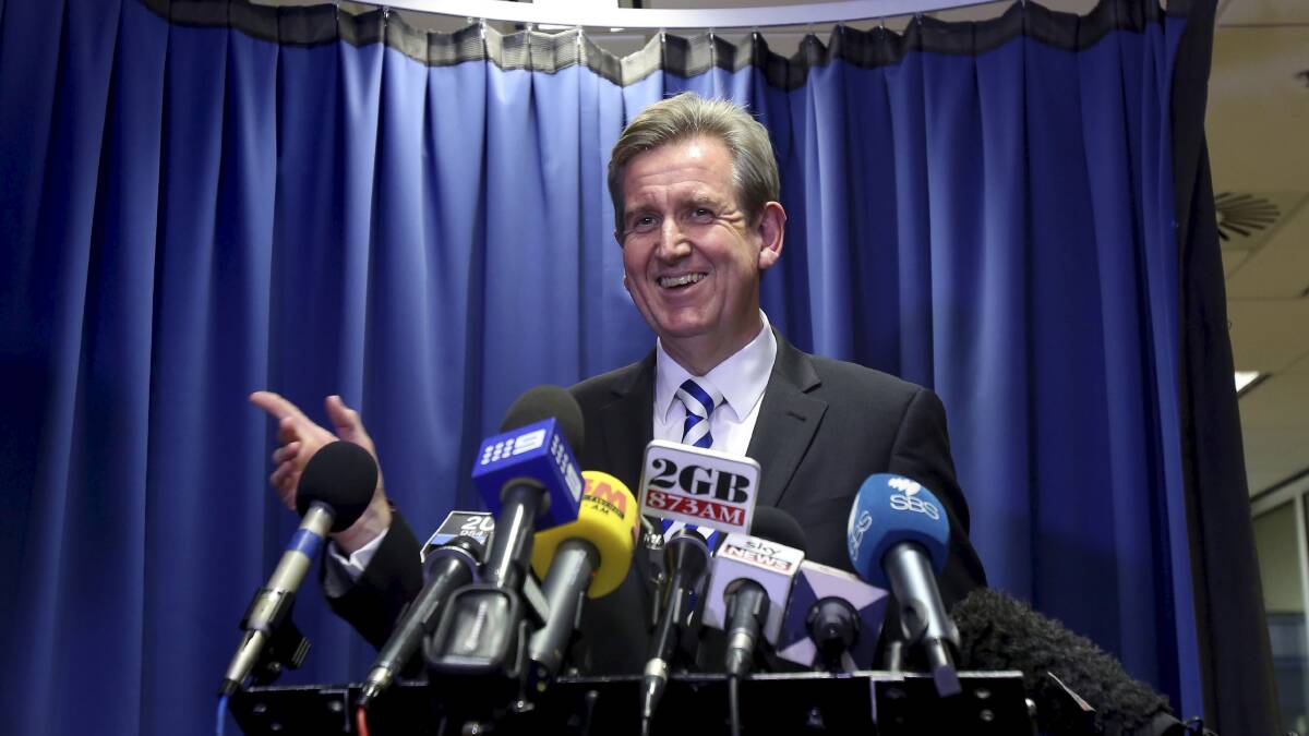 Premier Barry O'Farrell prior to appearing at an ICAC hearing on April 15. Picture: Sasha Woolley