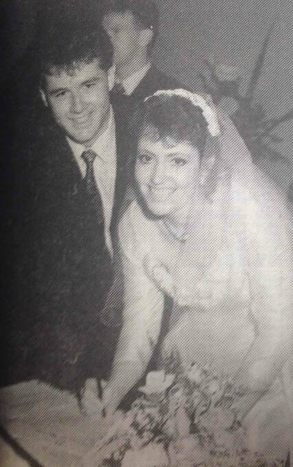 Just married are Cherie Lenon and Glenn Evans.