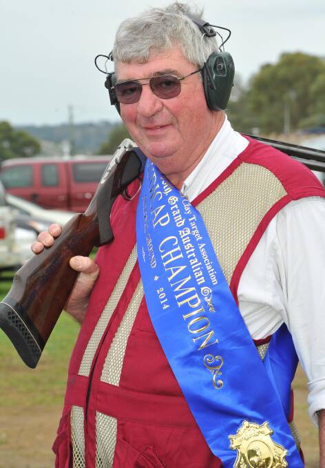 Coolamon's Ted Hutcheon won the grand national handicap at the National Trap Championships at the National Shooting Ground in Wagga. Picture: /Daily Advertiser