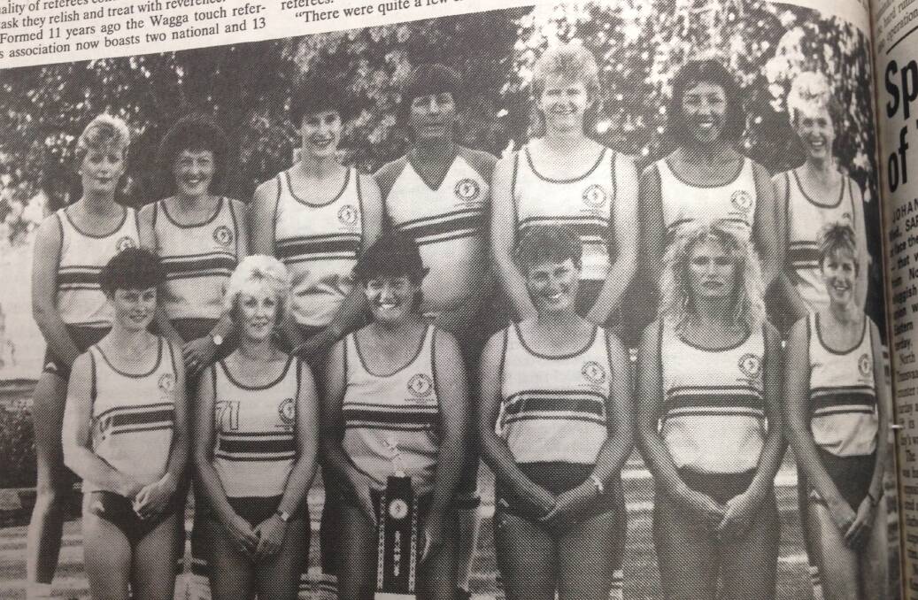 The 1987  Westmont State Cup Champions, 1987 and 1988 Country Championships and 1987 Regional 1-8 runners-up (back, from left) Merrell Lovell, Karen Shea, Melinda Percival, John Hetherington (coach), Joy Gibbons, Bev Chan, Pat Hart (front, from left) Narelle Forsyth, Ros Eisenhauer, Jenny McRae, Janette Tucker, Annette Tippler and Anne Cooney (Donna Salmon was absent).