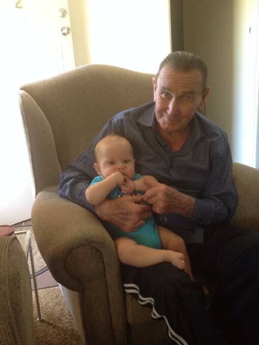 James Couchman, 79, was reunited with family in Junee yesterday. Picture: Facebook