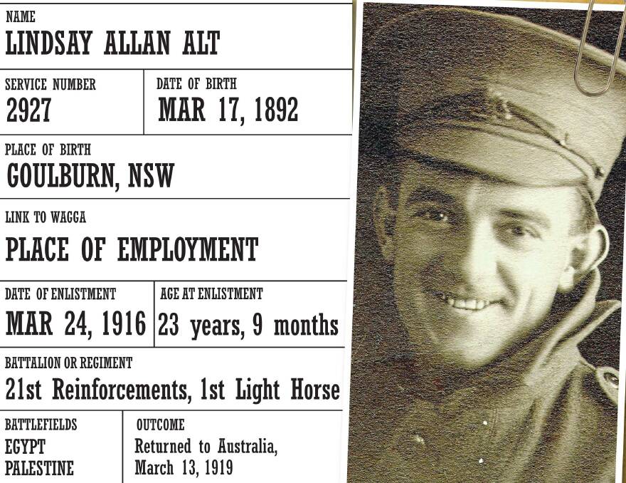 Lindsay Allan Alt | OUR WORLD WAR I HEROES