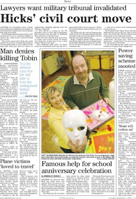 10 years ago in The Daily Advertiser | September 2