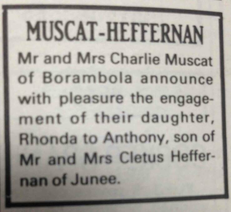 Congratulations Rhonda and Anthony.