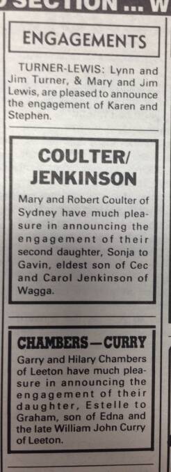 Happy couples celebrated and announced their engagement in 1993.