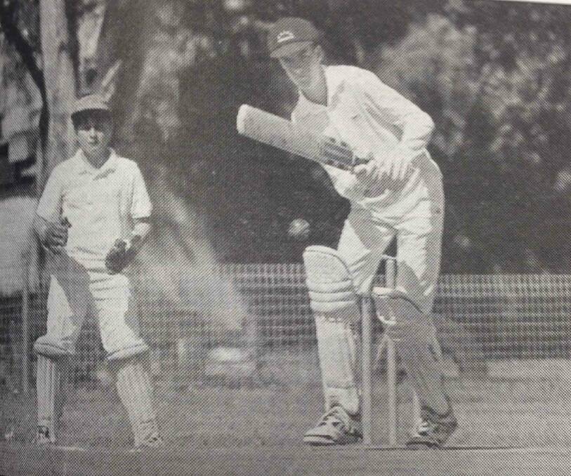 Guy Moloney of Wagga 1 turns the ball to leg on his way to an unbeaten 86 runs against Wagga 2 in the Bell Shield final.