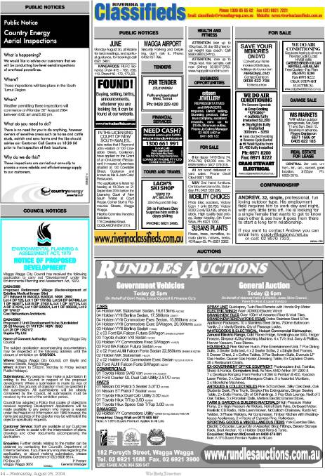 10 years ago in The Daily Advertiser | August 25