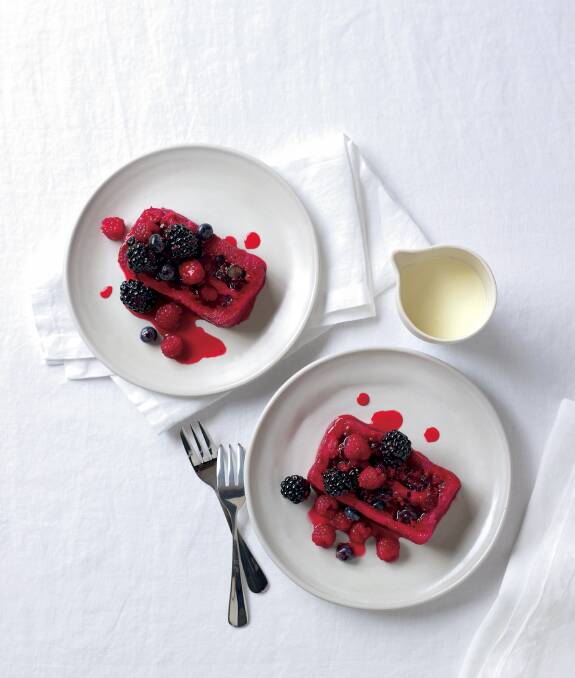 Summer pudding is regarded as the ultimate summertime dessert when raspberries, strawberries, currants and other berries are plentiful. 