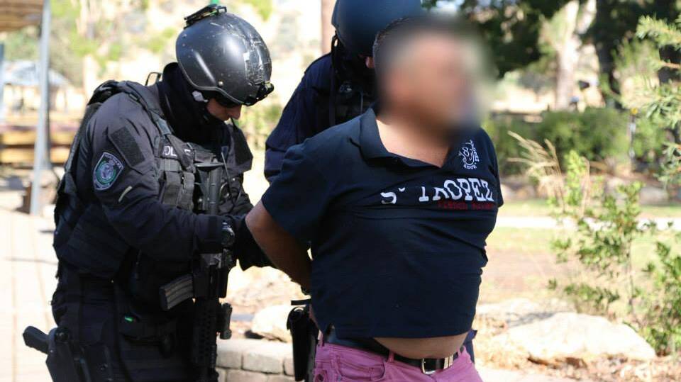 Close to $15 million worth of illicit drugs have been seized and 12 people have been arrested following a major police operation across the state’s south. Picture: NSW Police
