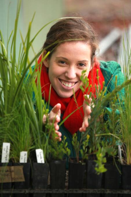 Wagga City Council environment education officer Alice Kent is preparing to plant more than 1300 trees on Sunday as part of National Tree Day. Council is urging residents to get involved in the mass planting that will help develop a vegetation corridor between Charles Sturt University and the Murrumbidgee River. Picture: Contributed
