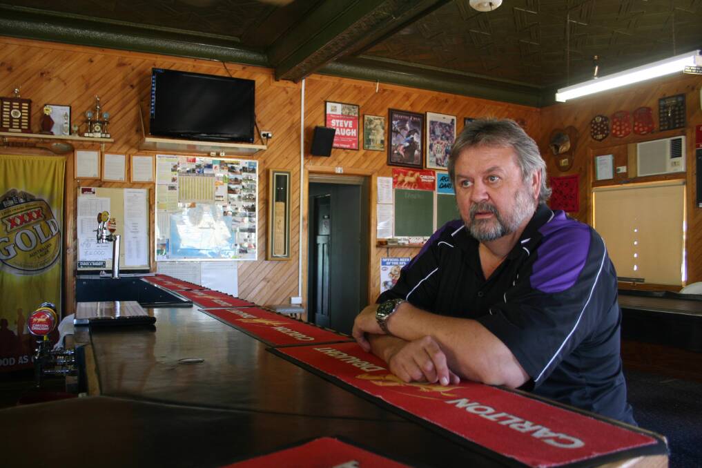 Owner of the Royal Hotel in Grong Grong, Ted Obudzinski. Picture: Declan Rurenga