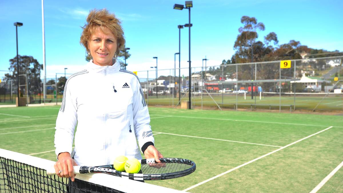 SMASHING SUCCESS: Brenda Foster is back on top of the world in the over 50s mixed doubles rankings and believes her passion for the sport will continue to drive to compete against the world's best for her age. Picture: Kieren L Tilly