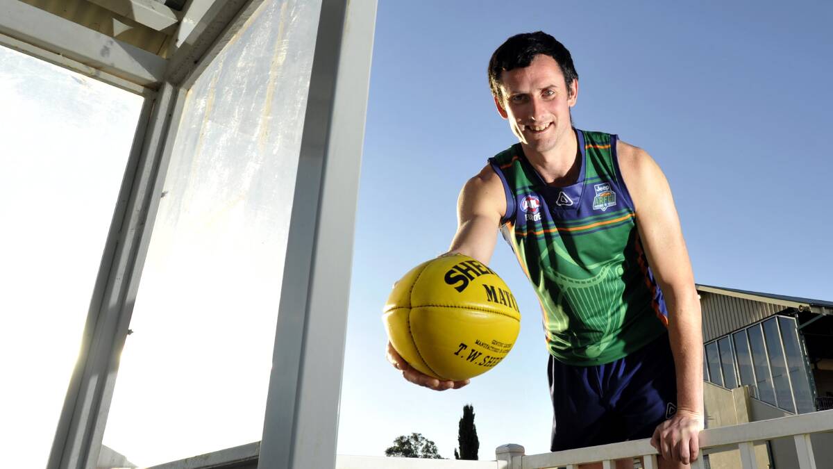 LUCK OF THE IRISH: Collingullie-Ashmont-Kapooka footballer Dominic Joyce will represent his native Ireland in the AFL International Cup. Picture: Les Smith