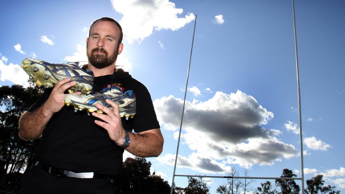 HANGING UP THE BOOTS: Wagga City stalwart Chris Bryant will play his last game for the club in Saturday's grand final before retiring. 	Picture: Les Smith