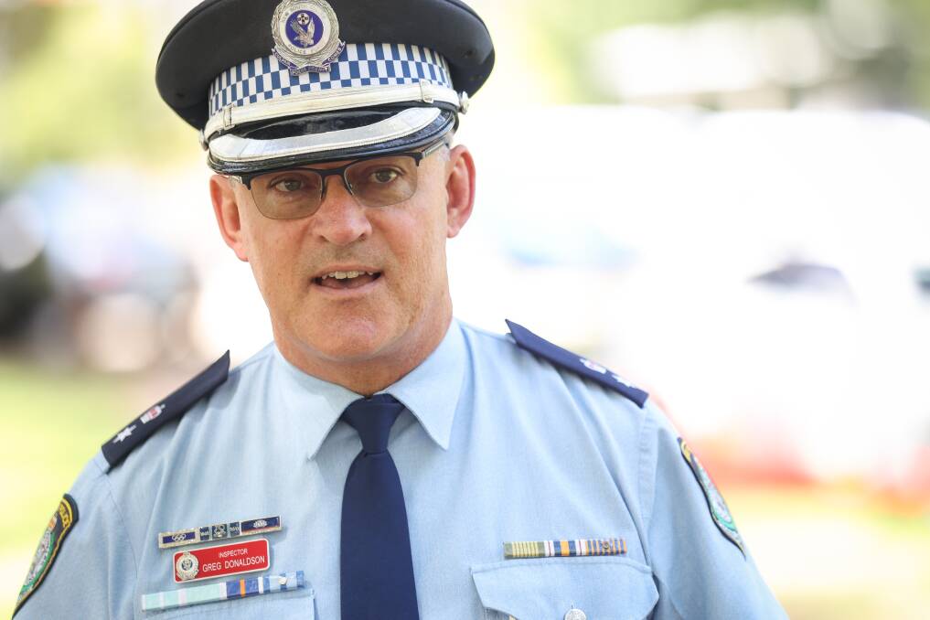 Acting Superintendent Greg Donaldson says road safety is everyone's responsibility. Picture by James Wiltshire