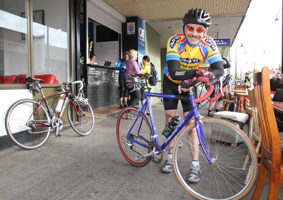 Laurie Bell, who not only commutes to work by bike, but rides for recreation. Picture: Kieren L Tilly