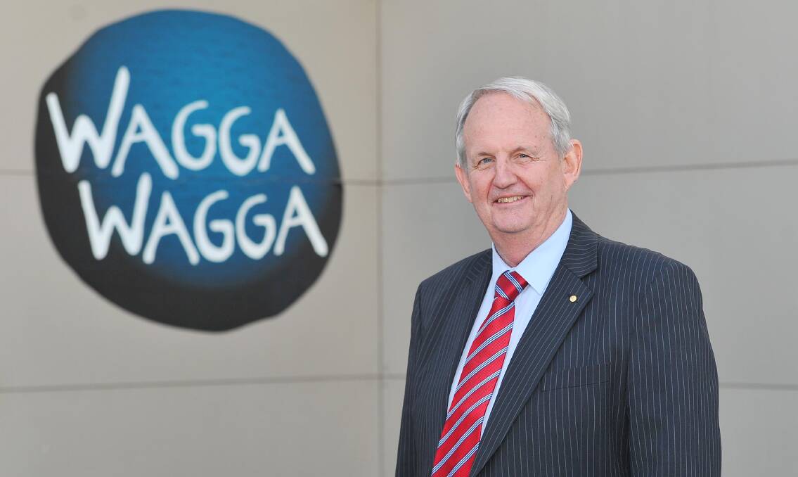 NEW MAYOR AT THE HELM: Wagga mayor Greg Conkey will repair Wagga's flood-affected roads come hell or high water, but freely concedes that will mean more borrowings unless the state and federal governments pitch in. 