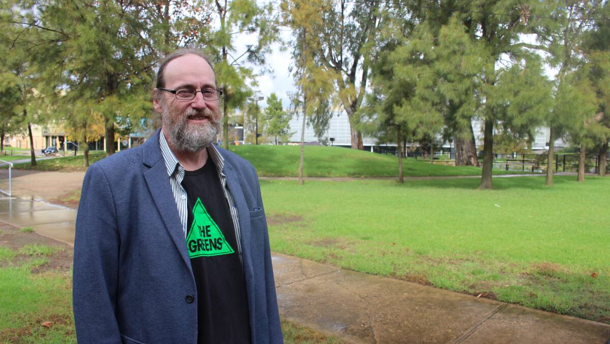 "It’s important we look at the Wagga bypass, which is about the efficiency of freight and safety of locals," Greens candidate Kevin Poynter said.