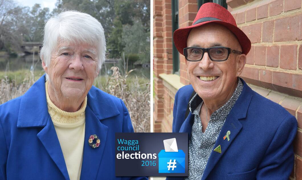 INSTITUTIONAL MEMORY: Mary Kidson is running for re-election as an independent 17 years after she served six consecutive terms and Ray Goodlass is the last candidate on the Greens ticket four years after retiring due to illness. 
