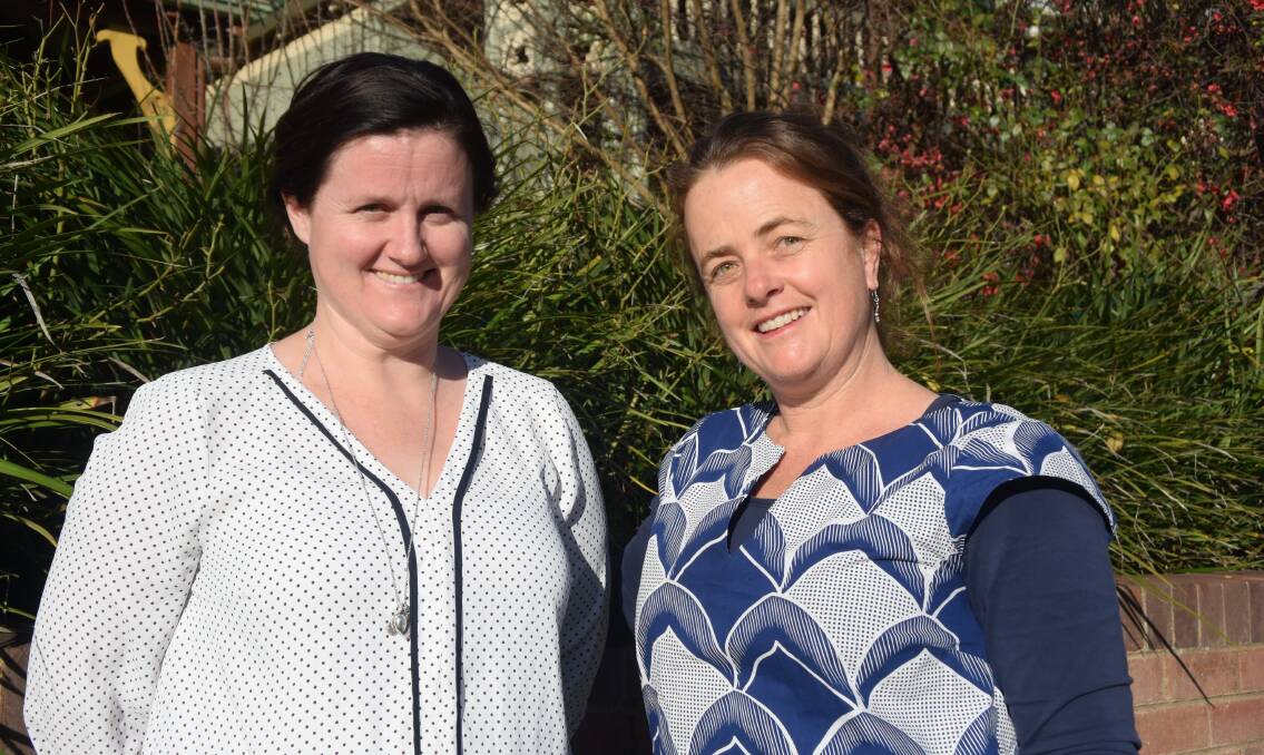 FUTURE IN MIND: High school maths teacher Bianca Miller and occupational therapist Kerri Miller occupy third and fourth spots on the Wagga Women's Alliance ticket in the Wagga election. 