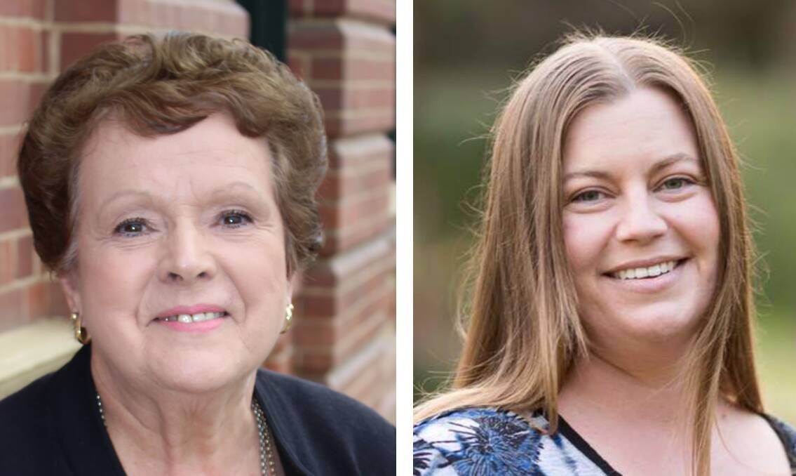 WAGGA WOMEN: Councillor Yvonne Braid, lead candidate on her own ticket, and Wagga Women's Alliance's second candidate Atlanta Hall are two of the more statistically likely women to be elected to council.