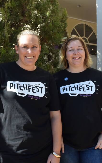 SUCCESS STORY: Regional Pitchfest founder Dianna Somerville with panel judge and 365cups creator Simone Eyles at the event launch held at Beyond Bank.