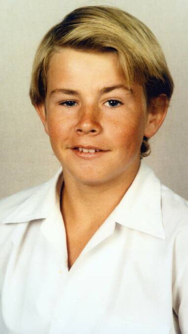 Bronson Blessington, aged 14, before his conviction for the murder of Janine Balding.
