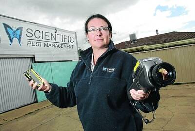 CAUTIOUS: General manager of Scientific Pest Management, Tanya Grentell, believes prospective buyers should seek their own expert pest inspection report if new state legislation is passed. Picture: Les Smith